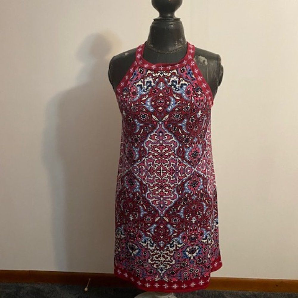 Max Studio sleeveless multi color dress, size Medium